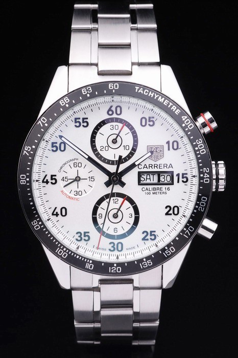 Carrera White Replica Watches 3760