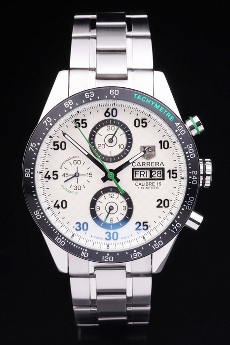 Carrera White Replica Watches 3761